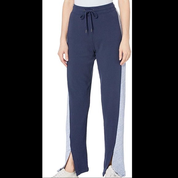 Splendid Pants - Splendid Navy Slit Sweatpants